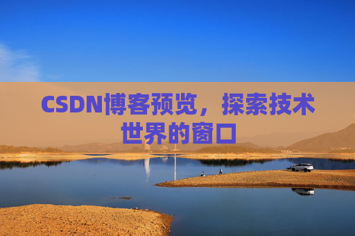 CSDN博客预览,探索技术世界的窗口